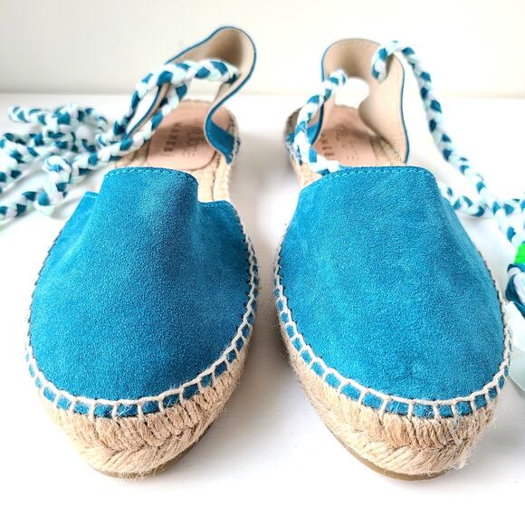 Forte Forte Manebi NEW Suede Leather Valenciana Lace Up Espadrilles Womens 9 39 - Picture 4 of 11